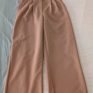 Abercrombie and Fitch Sloane tailored wide pants high rise